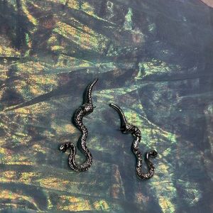 Snake earrings